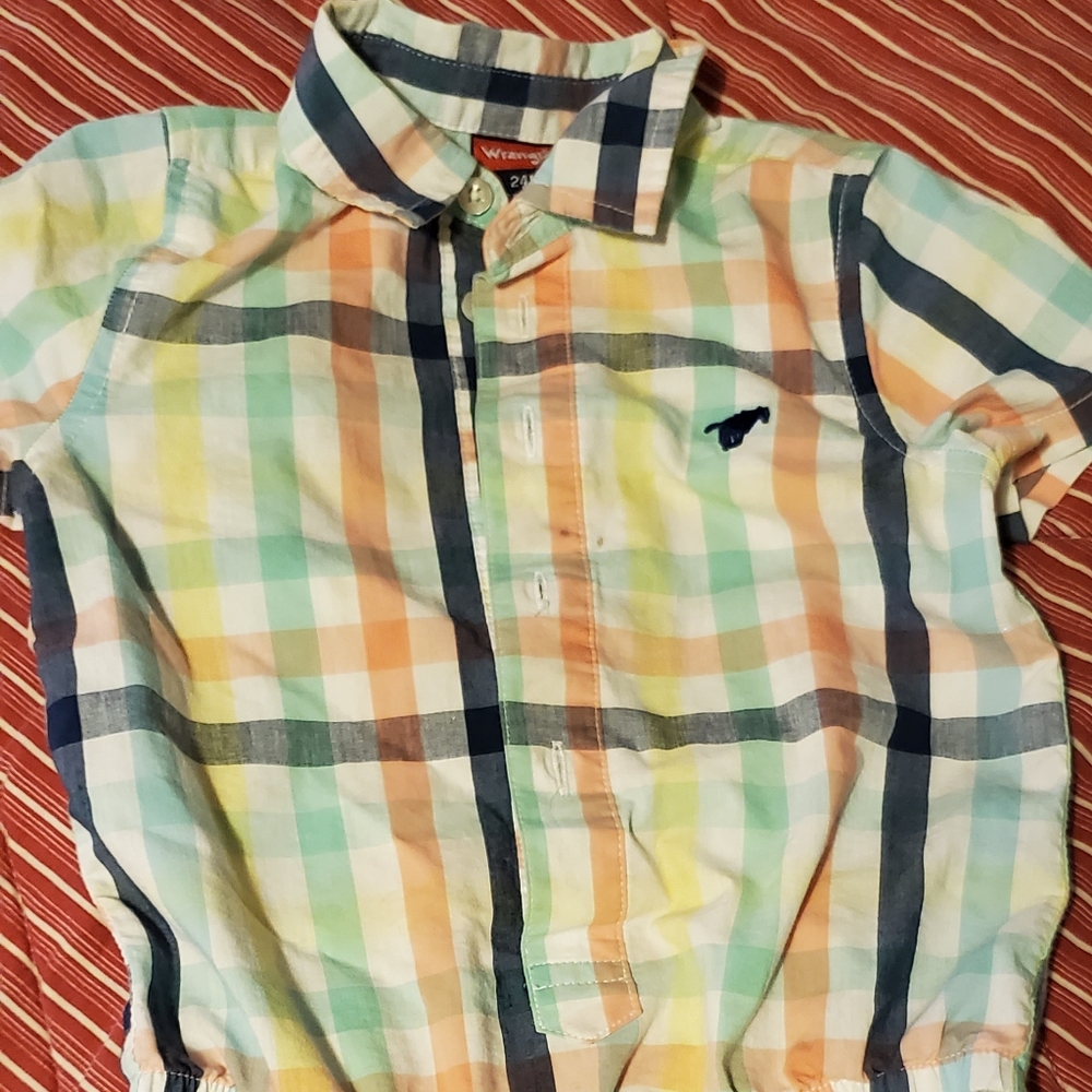 Short sleeve wrangler baby boy